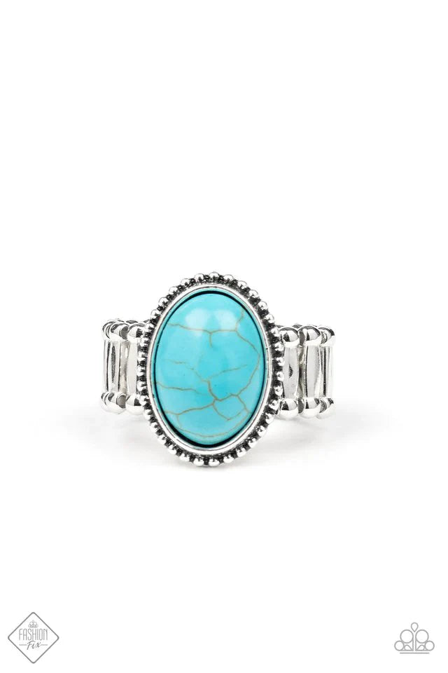 Paparazzi Ring ~ Bountiful Deserts - Blue