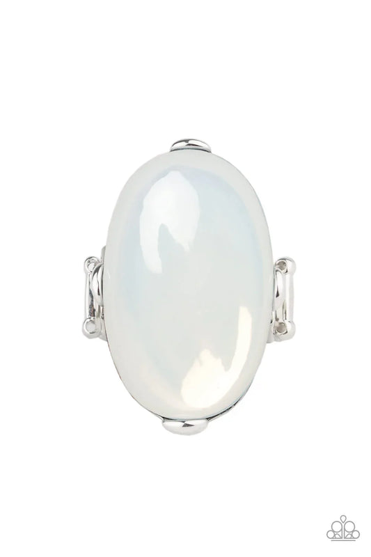 Paparazzi Ring ~ Opal Opulence - White