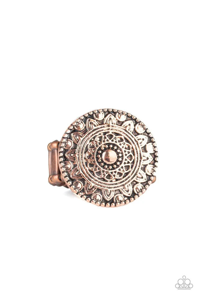 Paparazzi Ring ~ One in a MEDALLION - Copper