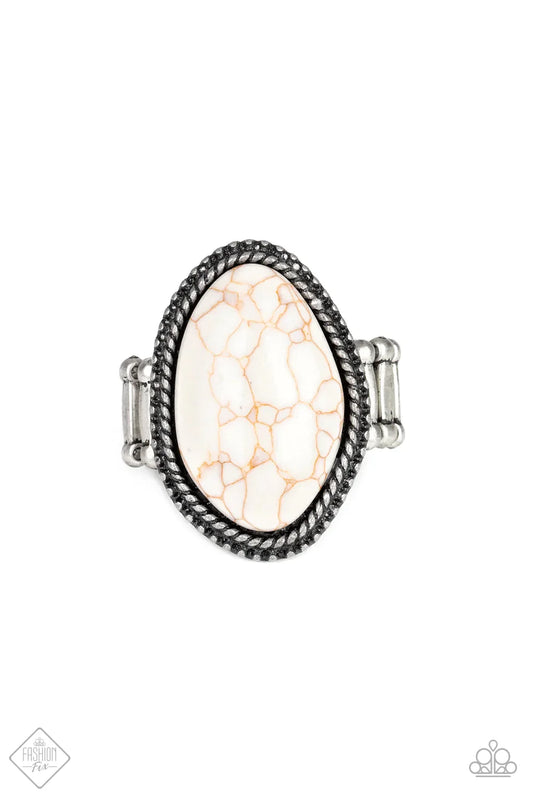 Paparazzi Ring ~ Stone Samba  - White