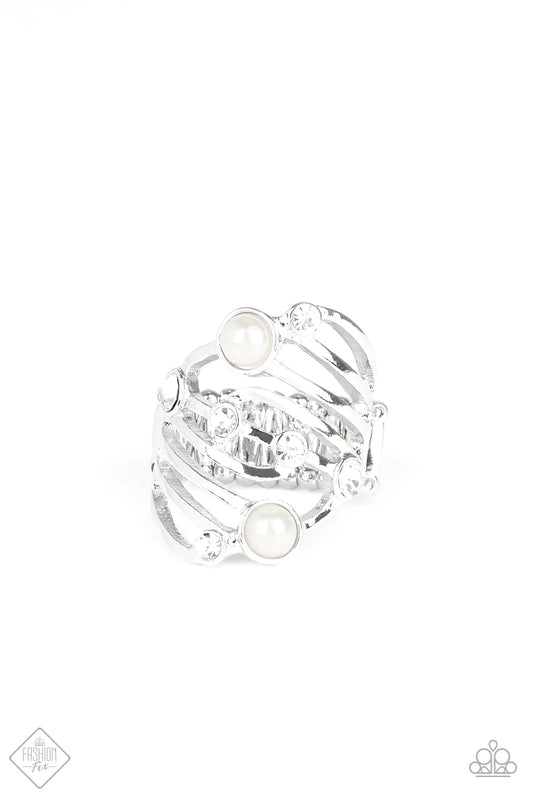 Paparazzi Ring ~ Dancing Diamonds  - White