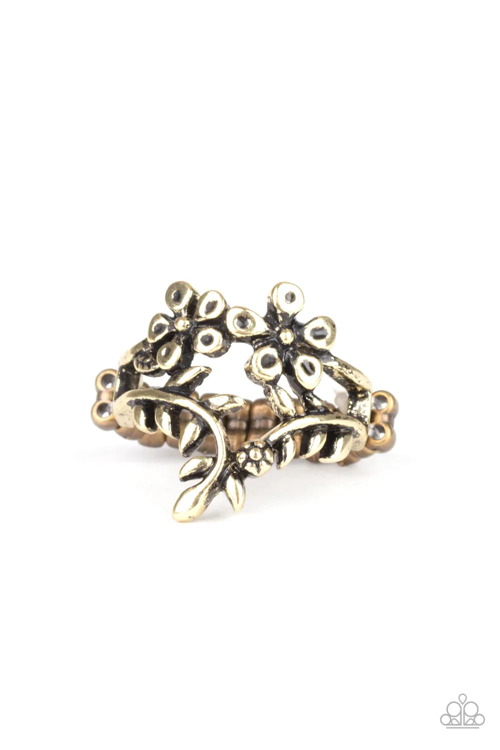 Paparazzi Ring ~ Secret Eden - Brass