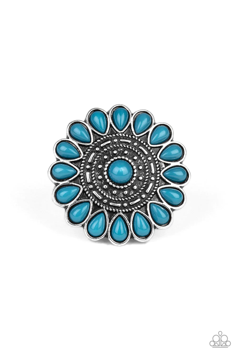 Paparazzi Ring ~ Posy Paradise - Blue