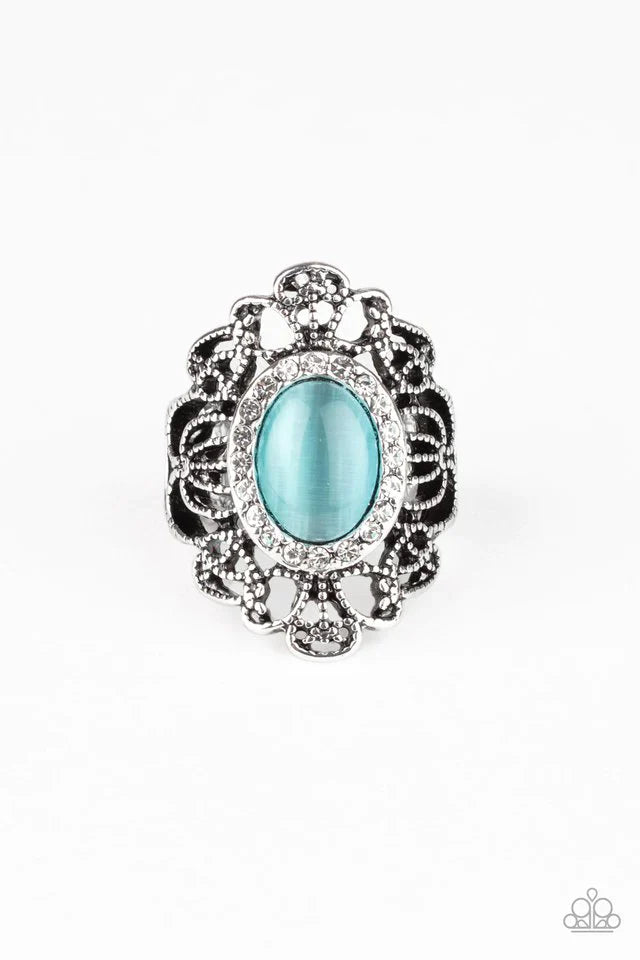 Paparazzi Ring ~ Dashingly Dewy - Blue