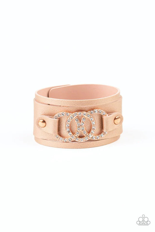 Paparazzi Bracelet ~ Couture Influencer - Copper