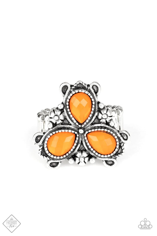 Paparazzi Ring ~ Ambrosial Garden - Orange