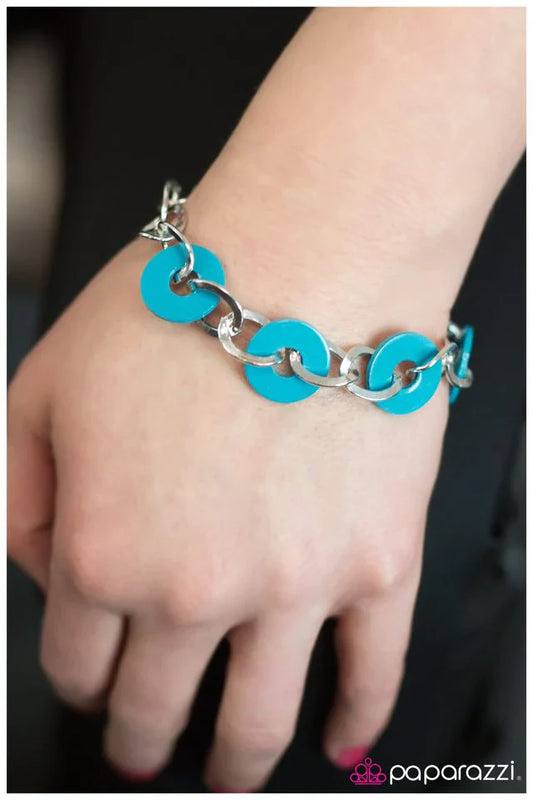 Paparazzi Bracelet ~ Full DISClosure - Blue