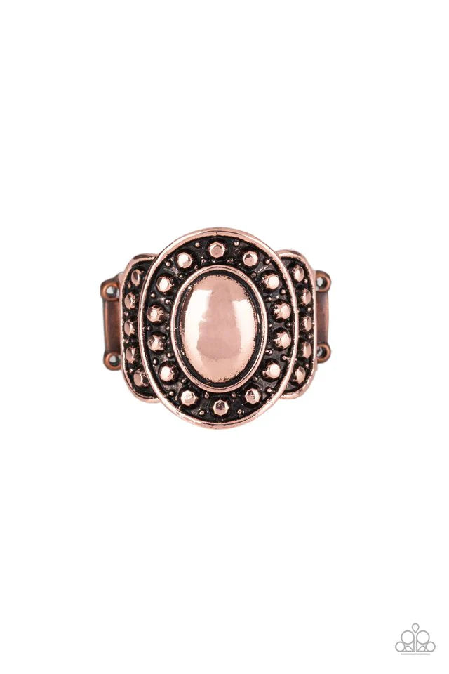 Paparazzi Ring ~ Stacked Stunner - Copper