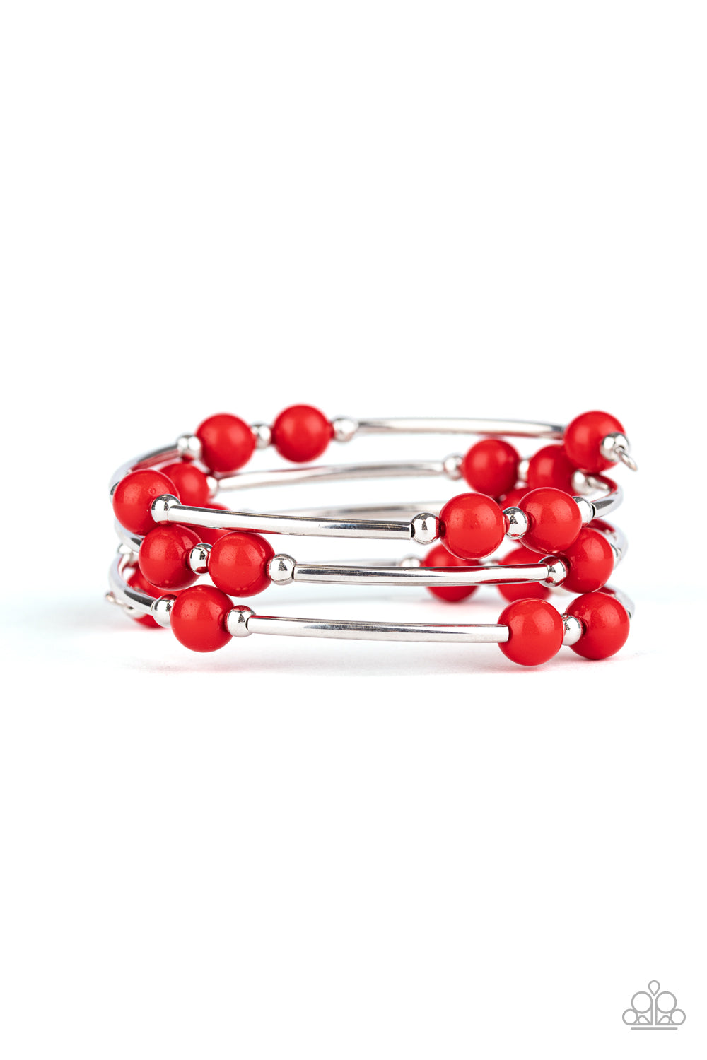 Paparazzi Bracelet ~ Let Freedom Ring - Red