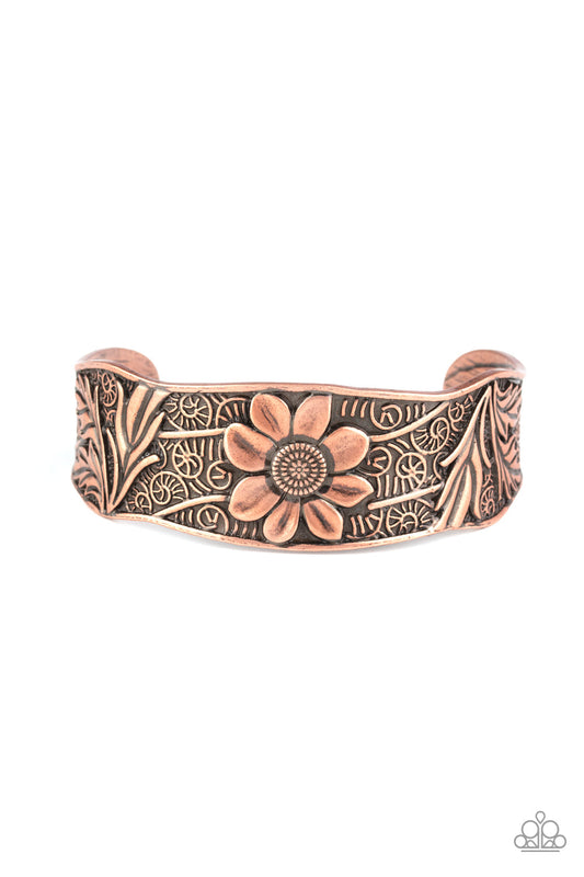 Paparazzi Bracelet ~ Daisy Paradise - Copper