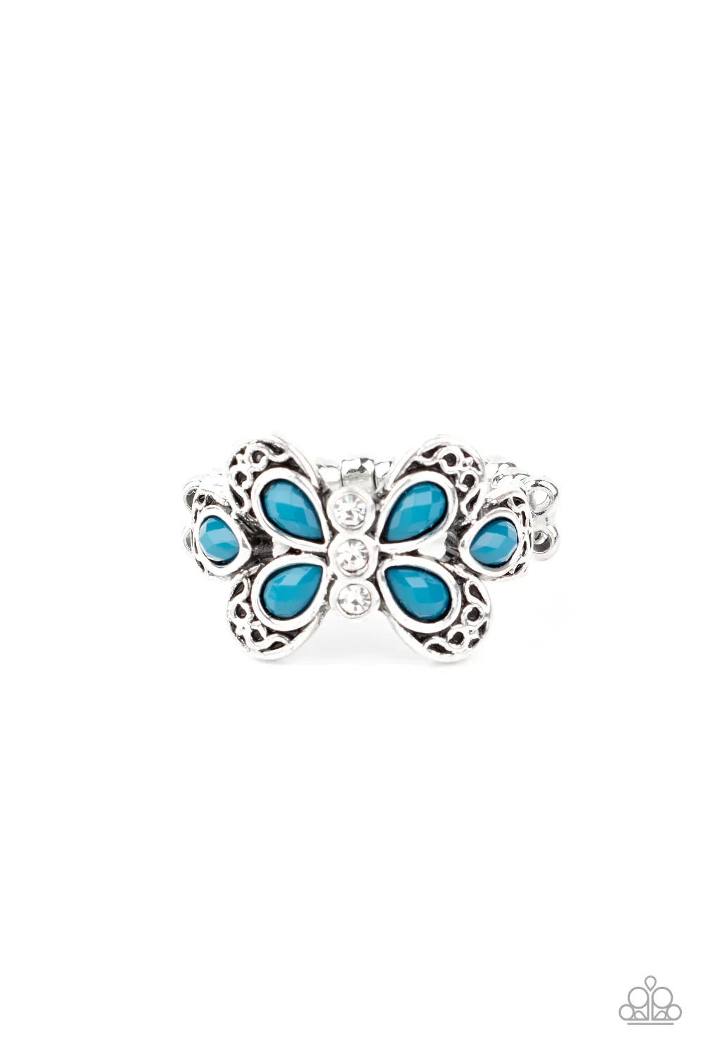 Paparazzi Ring ~ Boho Butterfly - Blue