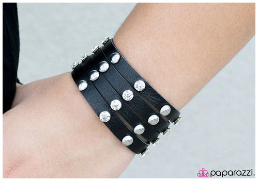 Paparazzi Bracelet ~ Born To Be Wild - Black