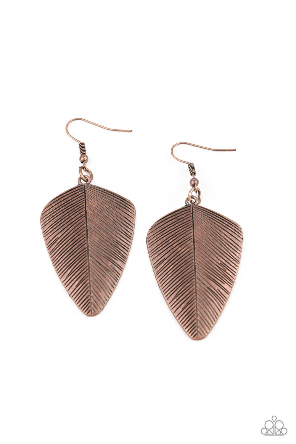 Paparazzi Earring ~ One Of The Flock - Copper