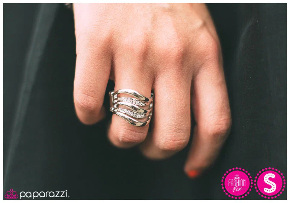 Paparazzi Ring ~ Tidal Wave - Silver