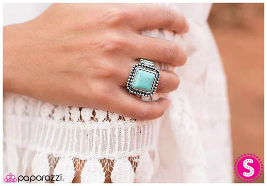 Paparazzi Ring ~ Desert Spring - Blue