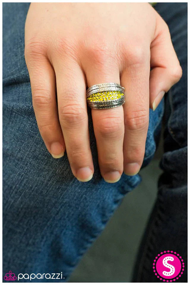 Paparazzi Ring ~ At Sundown - Yellow