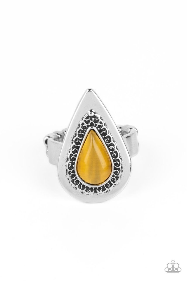 Earthy Glow - Yellow - Paparazzi Ring Image