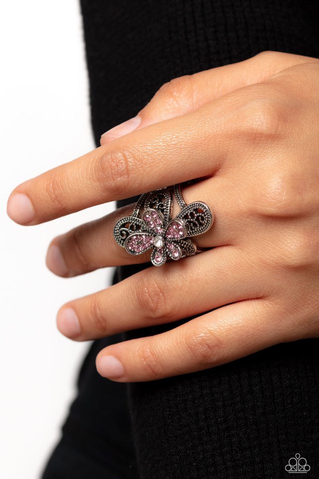 Garden Escapade - Pink - Paparazzi Ring Image