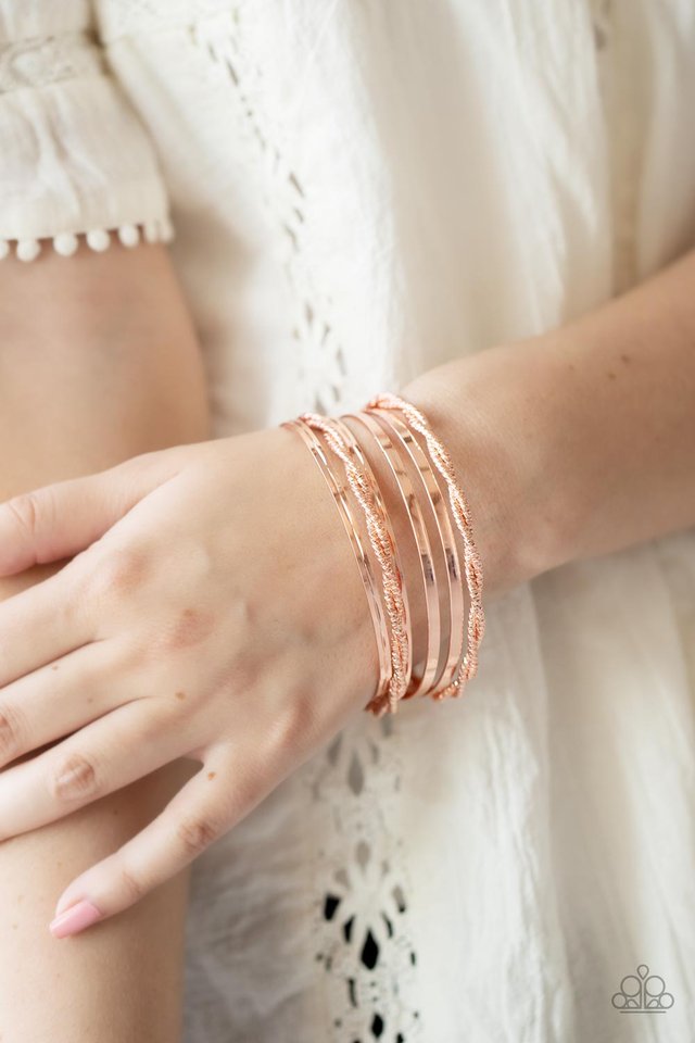 ���Sensational Shimmer - Copper - Paparazzi Bracelet Image