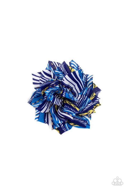 Sonic BLOOM - Blue - Paparazzi Hair Accessories Image