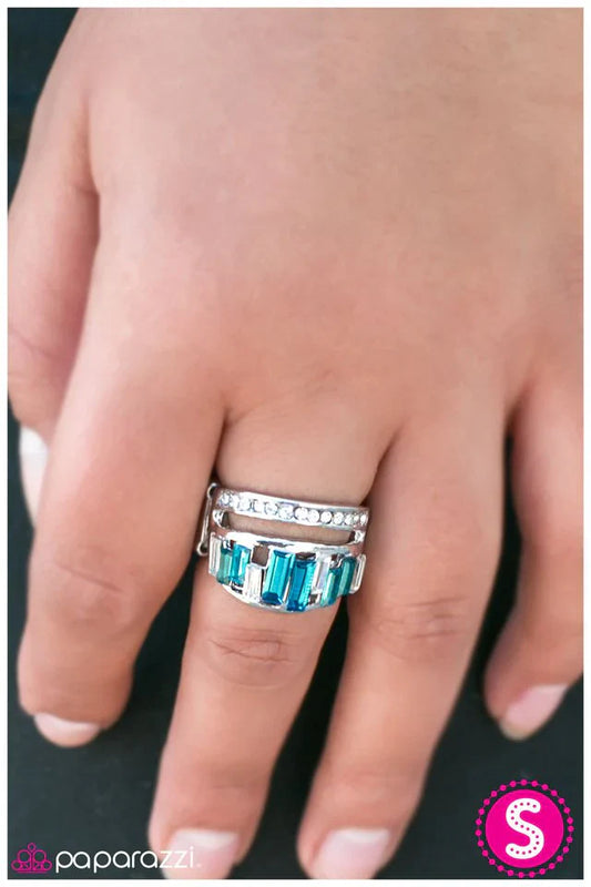 Paparazzi Ring ~ The Treasure Trove - Blue