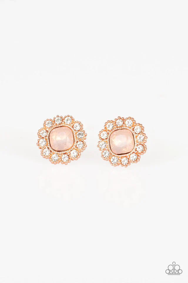 Paparazzi Earring ~ Little Lady - Copper