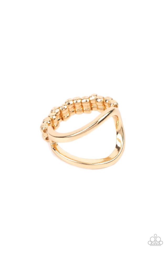 ​Fill The Gap - Gold - Paparazzi Ring Image