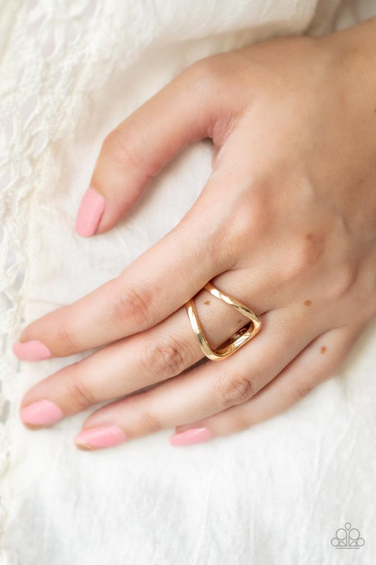 ​Fill The Gap - Gold - Paparazzi Ring Image