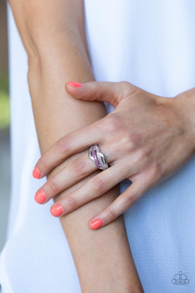 ​Daintily Dreamy - Pink - Paparazzi Ring Image