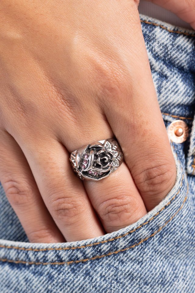 ​Rose Garden Refinement - Pink - Paparazzi Ring Image