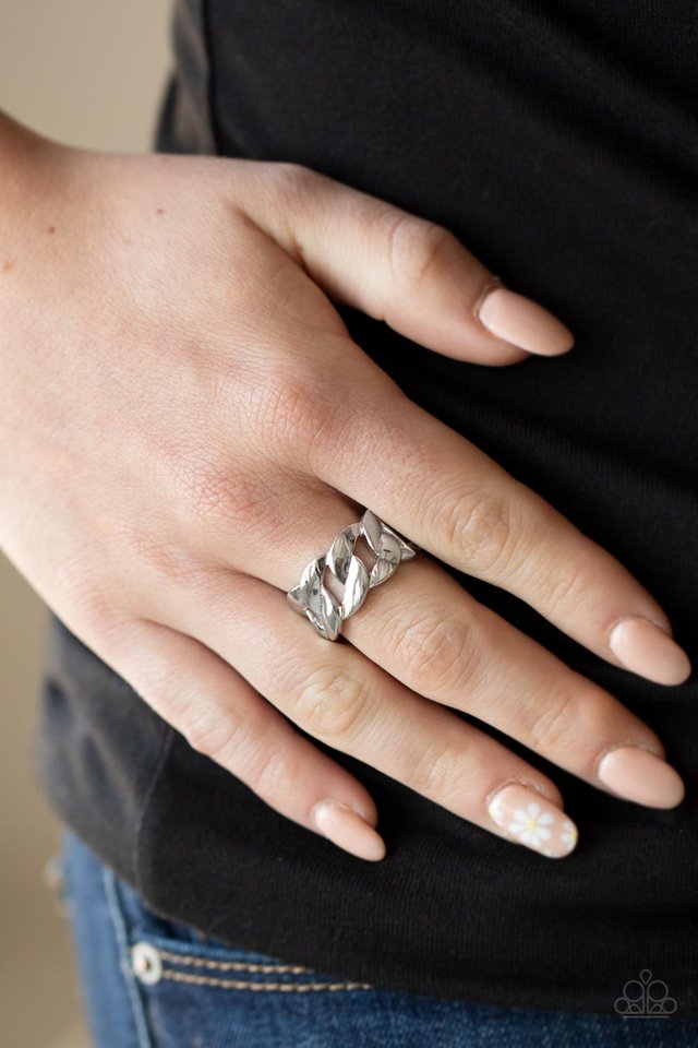 ​Industrial Insider - Silver - Paparazzi Ring Image