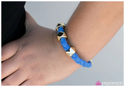 Paparazzi Bracelet ~ Feng Shui - Blue