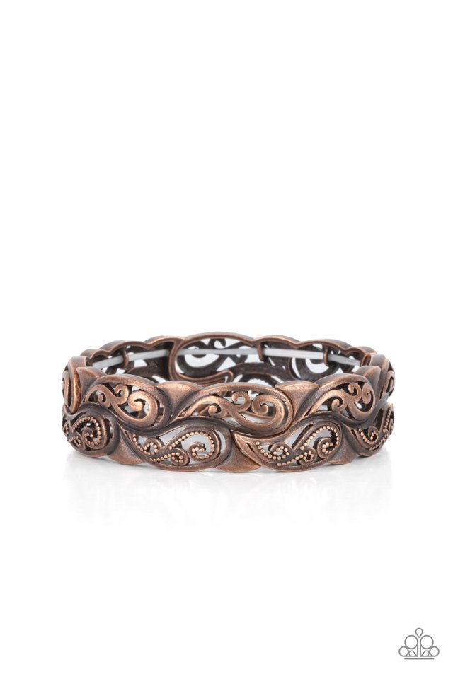 Paisley Portico - Copper - Paparazzi Bracelet Image