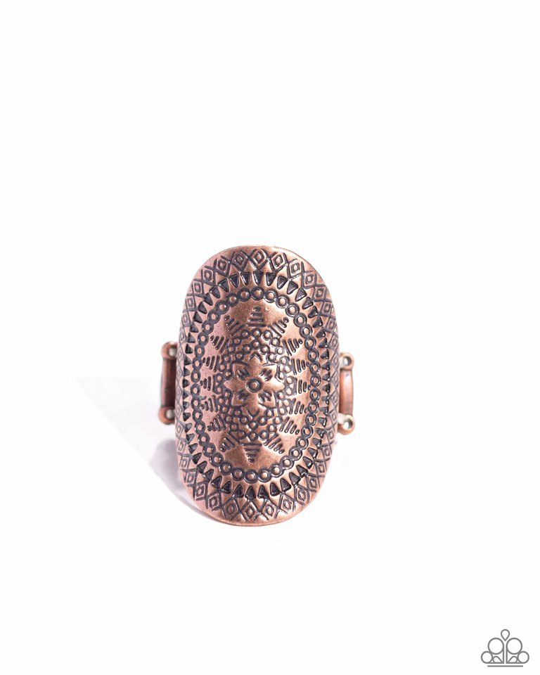 ​Island Influence - Copper - Paparazzi Ring Image