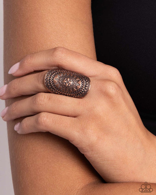 ​Island Influence - Copper - Paparazzi Ring Image