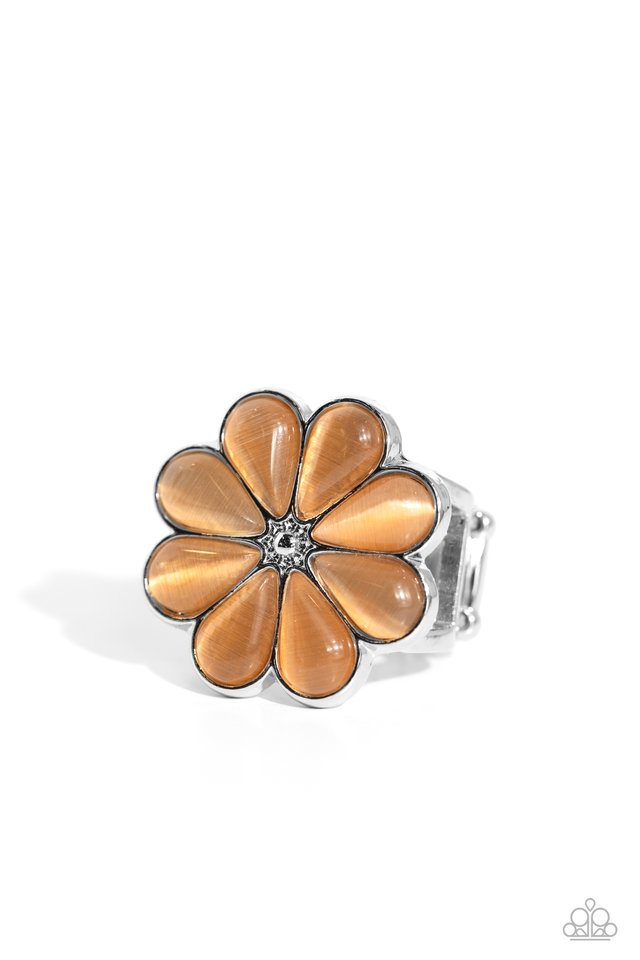 Gemstone Garden - Orange - Paparazzi Ring Image