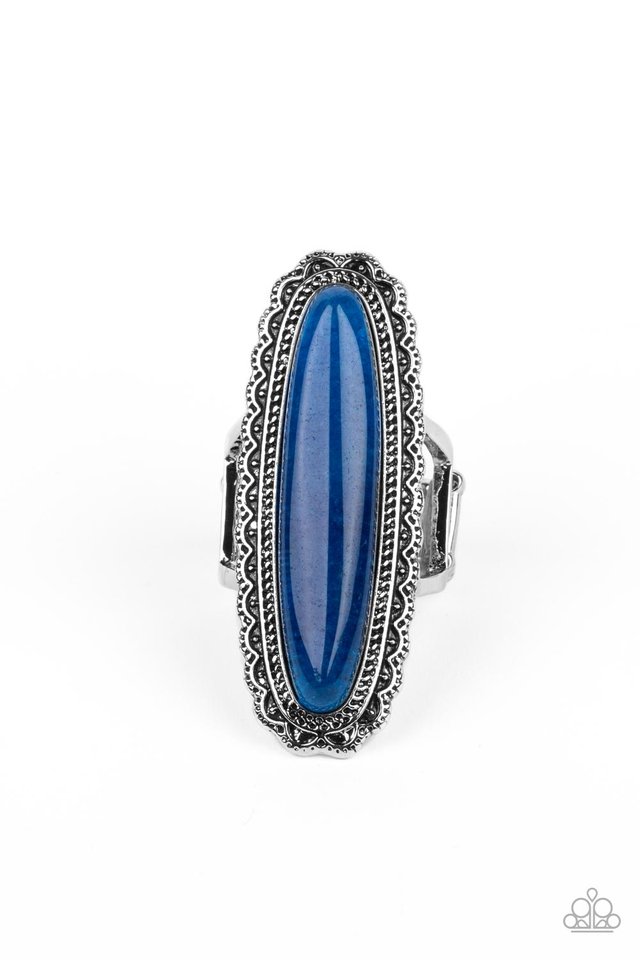 ​Eco Equinox - Blue - Paparazzi Ring Image