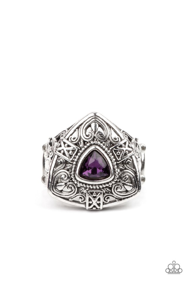 ​Charismatic Couture - Purple - Paparazzi Ring Image