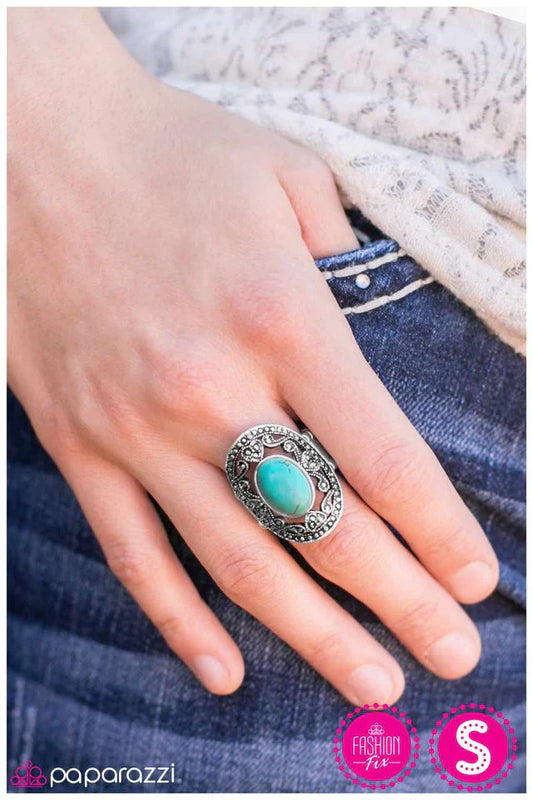 Paparazzi Ring ~ Once Upon A Time In The West - Blue