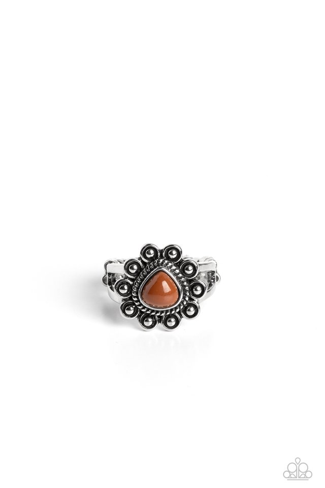 Fruity Frou-Frou - Brown - Paparazzi Ring Image