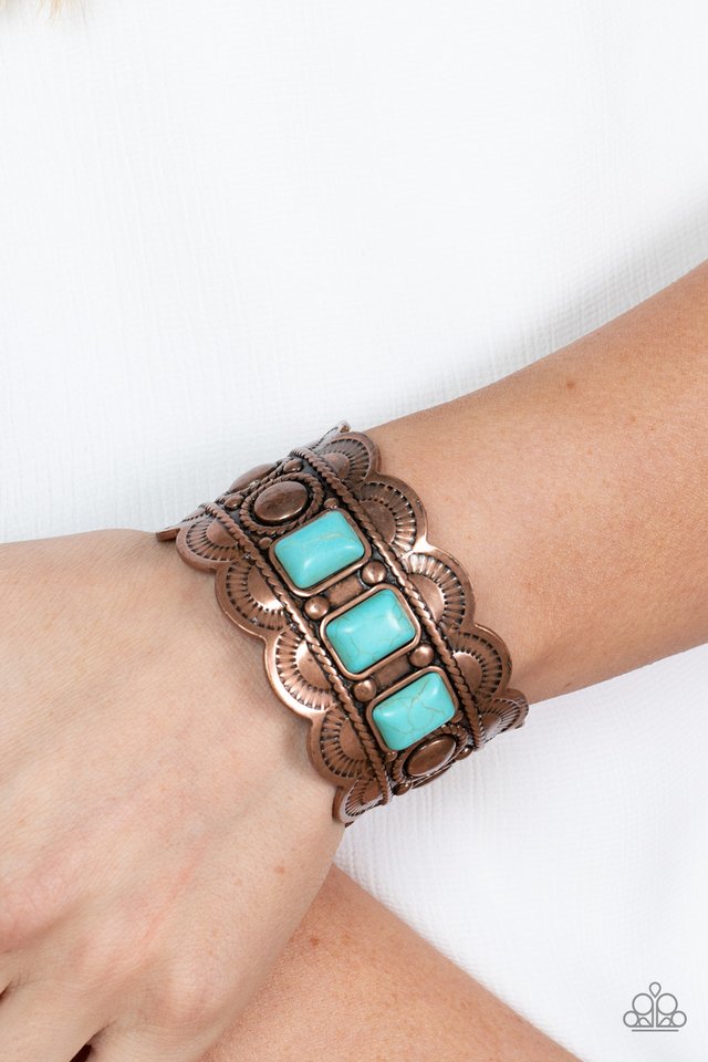 ​Rio Rancho Retreat - Copper - Paparazzi Bracelet Image