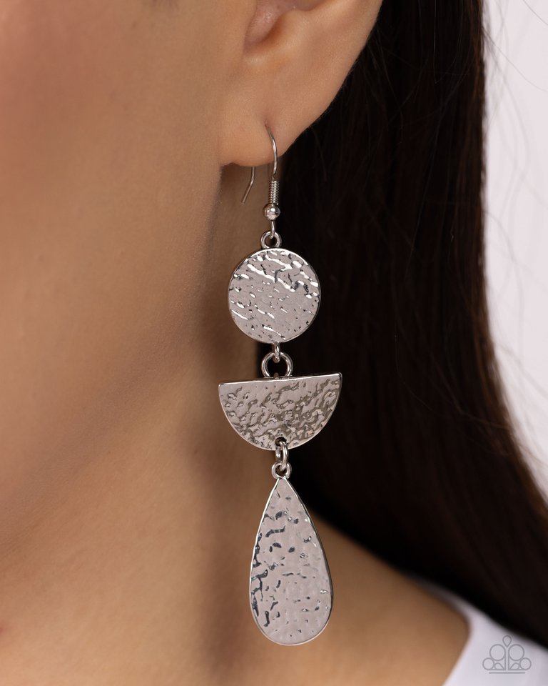 ​Thrift Shop Trove - Silver - Paparazzi Earring Image