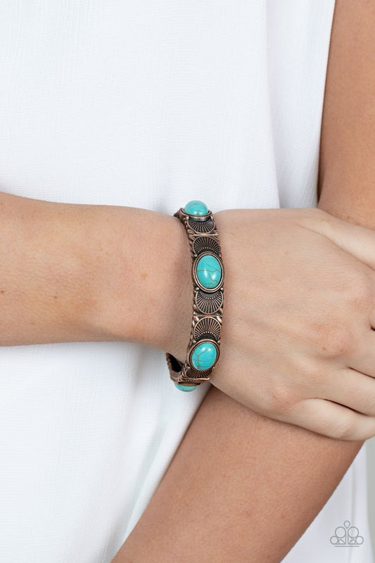 ​Desert Skyline - Copper - Paparazzi Bracelet Image