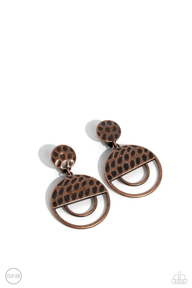 ​Southern Souvenir - Copper - Paparazzi Earring Image