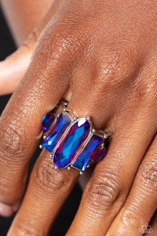 ​Iridescently Interstellar - Purple - Paparazzi Ring Image