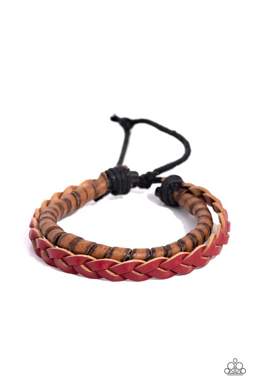 Ranch Hand - Red - Paparazzi Bracelet Image