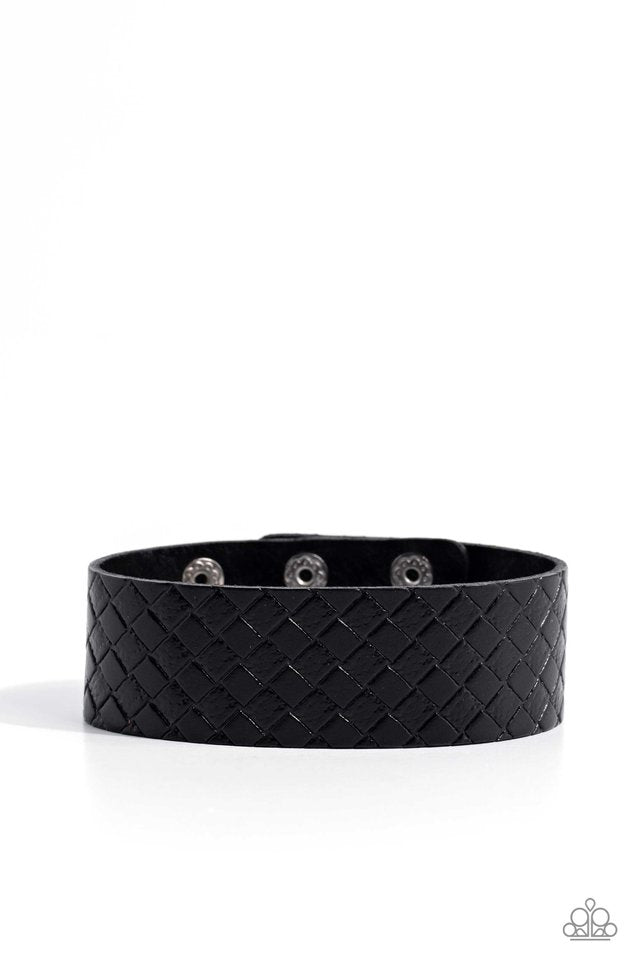 Diamondback Bandit - Black - Paparazzi Bracelet Image