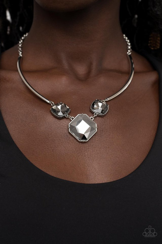 Divine IRIDESCENCE - Silver - Paparazzi Necklace Image