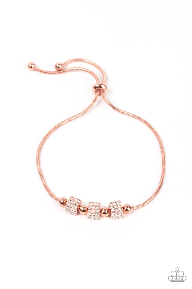 Roll Out the Radiance - Copper - Paparazzi Bracelet Image