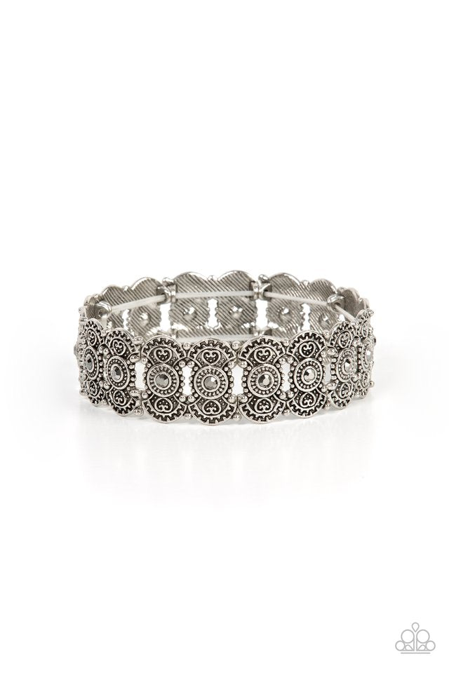 Rapturous Romance - Silver - Paparazzi Bracelet Image